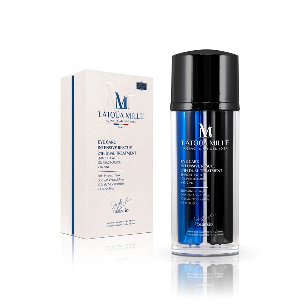 Day and Night Eye Care- L'ATOUA MILLE Eye Care Treatment-2-in-1-NIB